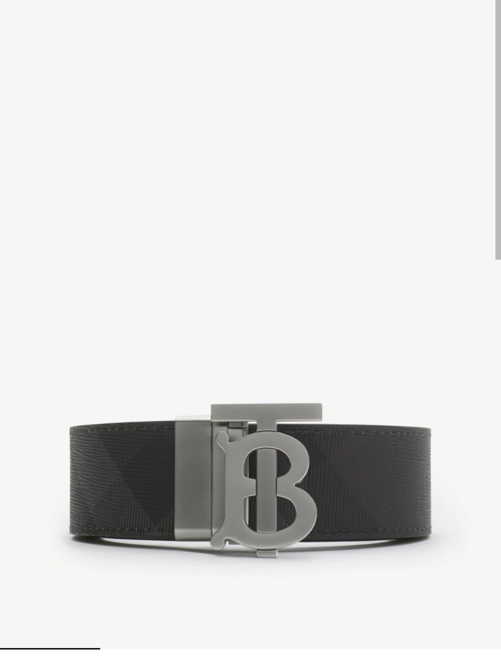 Burberry Reversible Check TB Belt